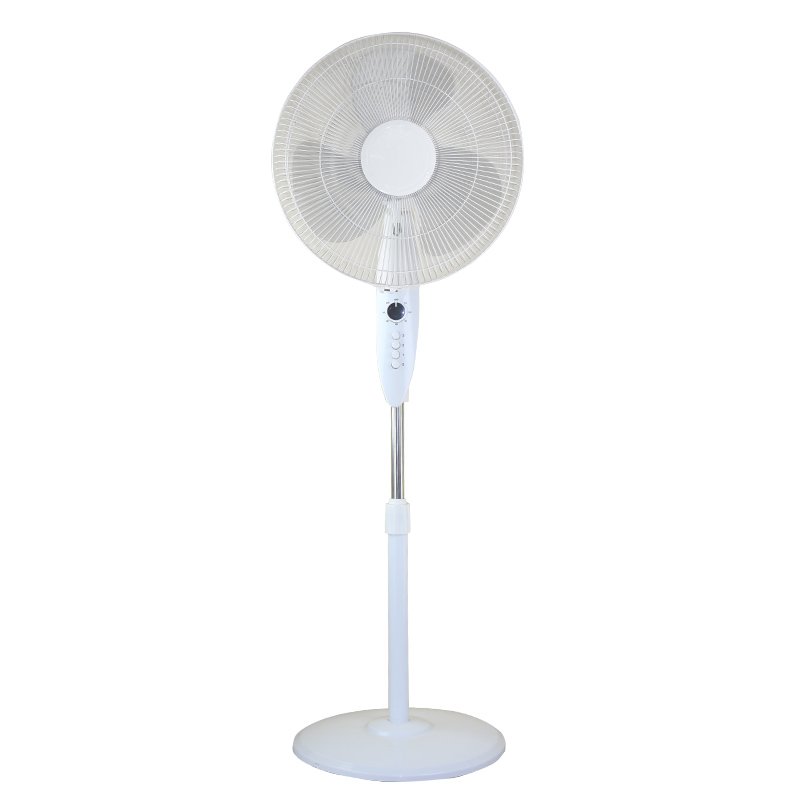 Cheap Pedestal Fan Pure White 16 Inch Electric Floor Standing Fan Plastic 18 Inch Stand Up Fan With Timer