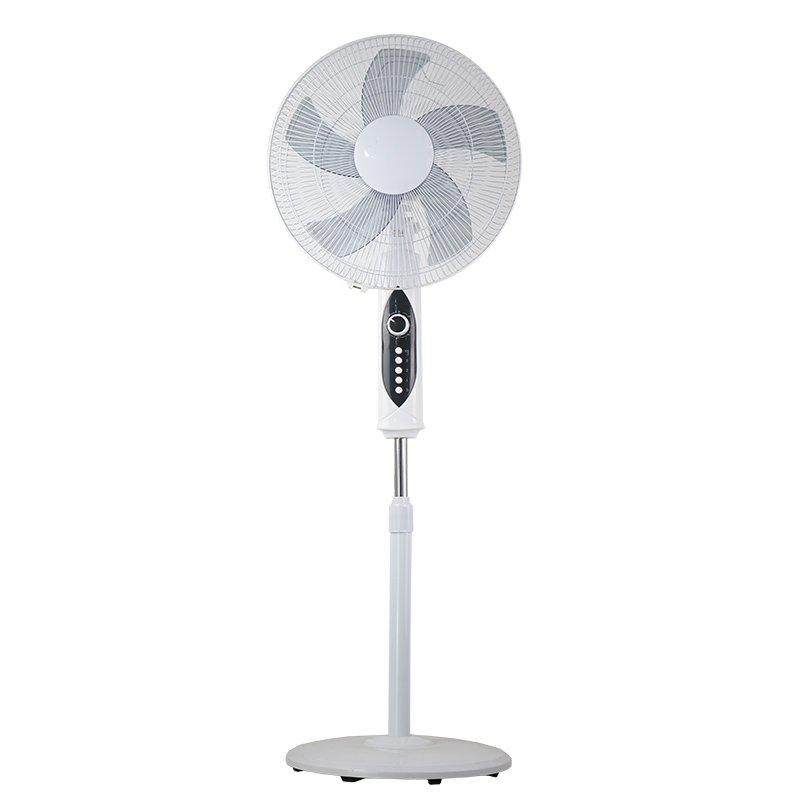 Factory Direct 2020 Commercial Indoor 16 Inch Stand Fan Plastic 18 Inch Floor Standing Fan Heavy Pedestal With Timer