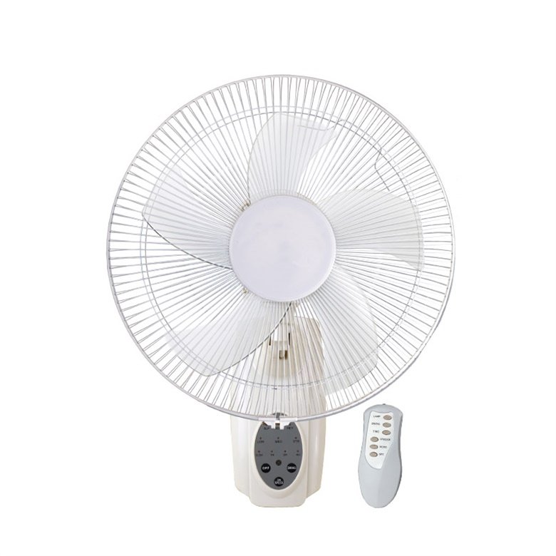 Household plastic 16" inch oscillating 3 speed setting cooling wall mounted electric fan FW-40-020R