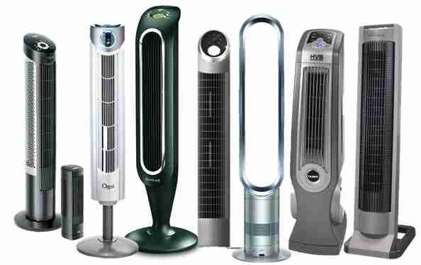 Different tower fans.